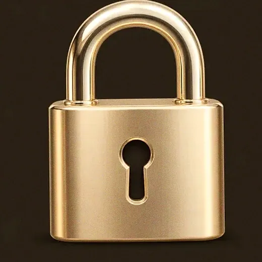 Metal padlock — Ruby Reels
