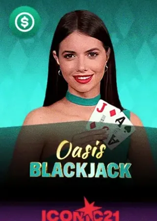 Oasis Blackjack live game cover