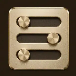 Three-knob control panel — Ruby Reels