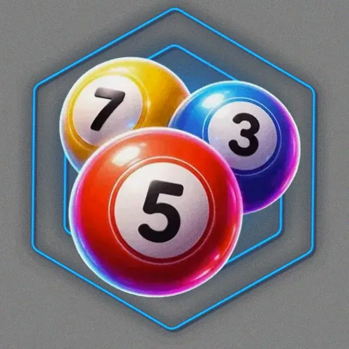 Numbered bingo balls