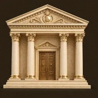 Classical bank building — Ruby Reels
